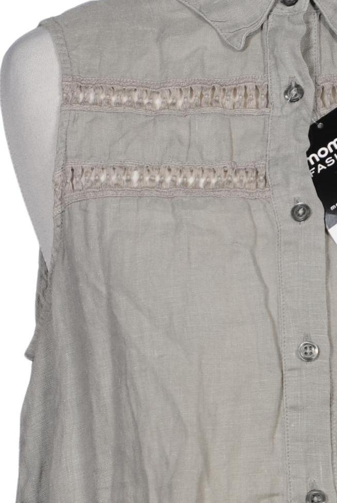 0039 Italy Women's Blouse Gray XS Linen 4