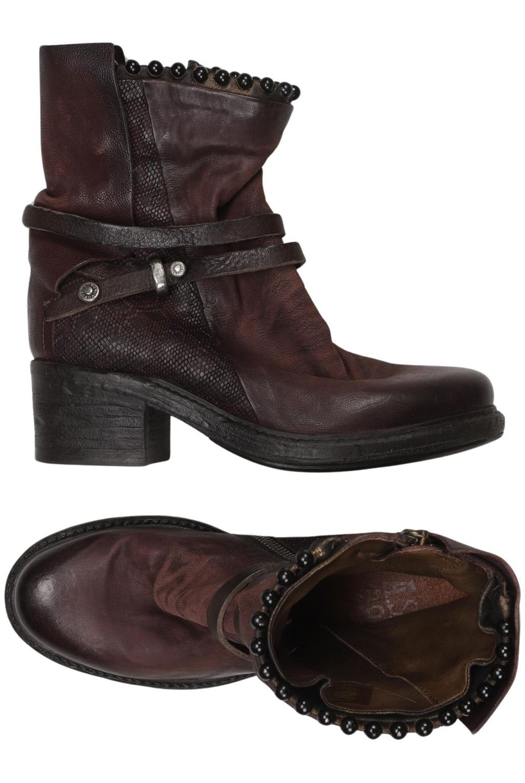 A.S.98 Women's Ankle Boot Brown 36 Leather 2
