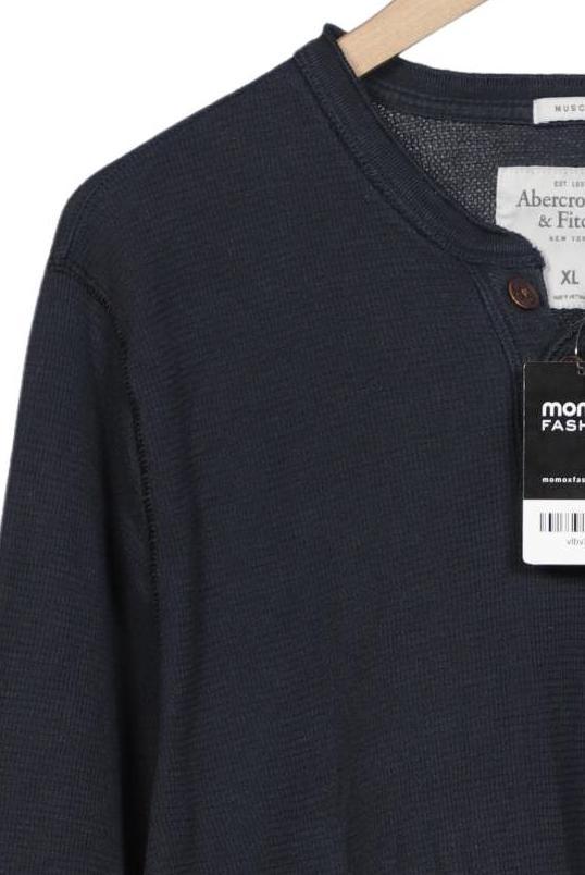Abercrombie & Fitch Herren Langarmshirt Grau XL 3