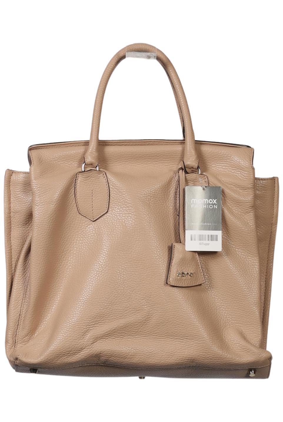 ABRO Women Handbag Beige Leather 8