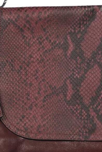 ABRO Damen Handtasche Bordeaux Leder 4