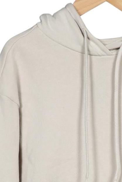 Adidas Damen Kapuzenpullover Cremeweiß M 5