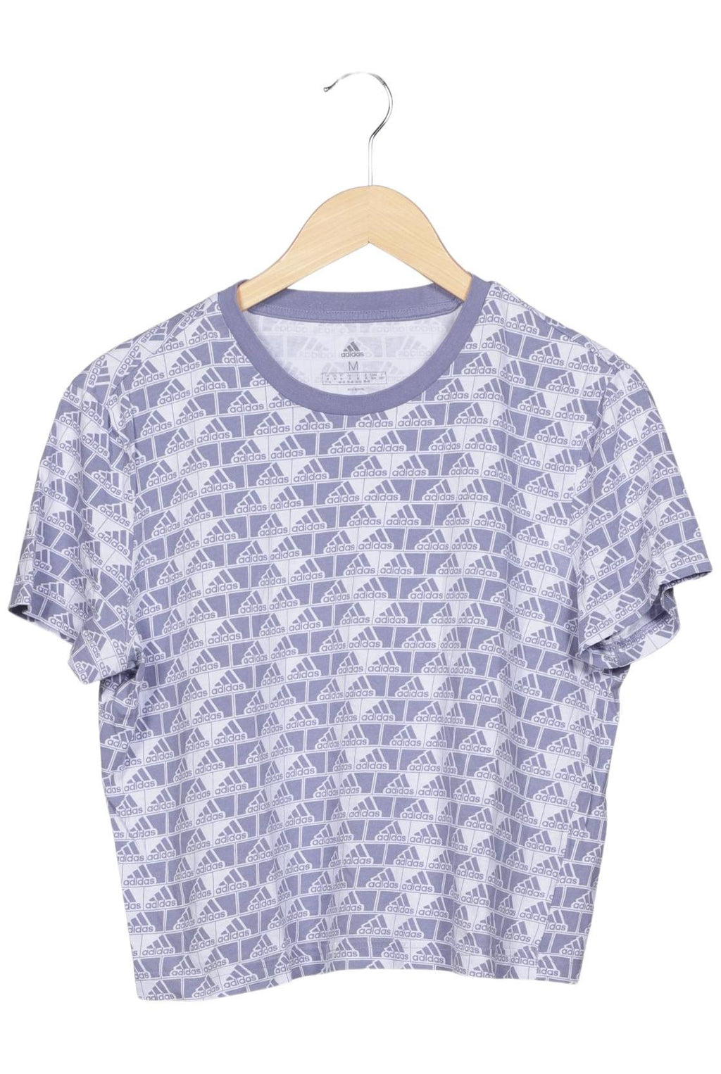 Adidas Women's T-Shirt Light Blue M 4