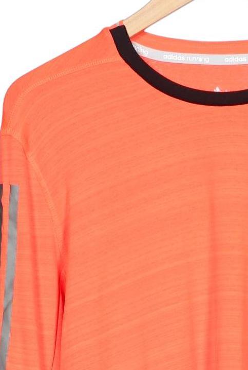 Adidas Men Long Sleeve Shirt Orange M 3