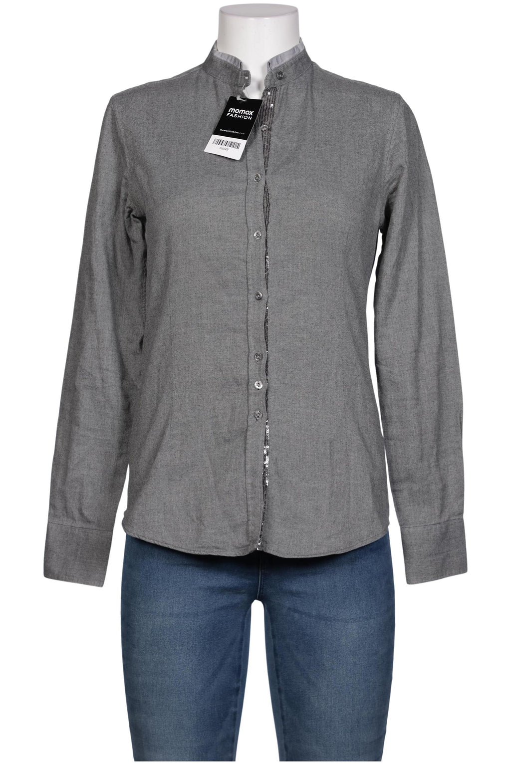 Aglini Women's Blouse Gray EU 44 Cotton 2
