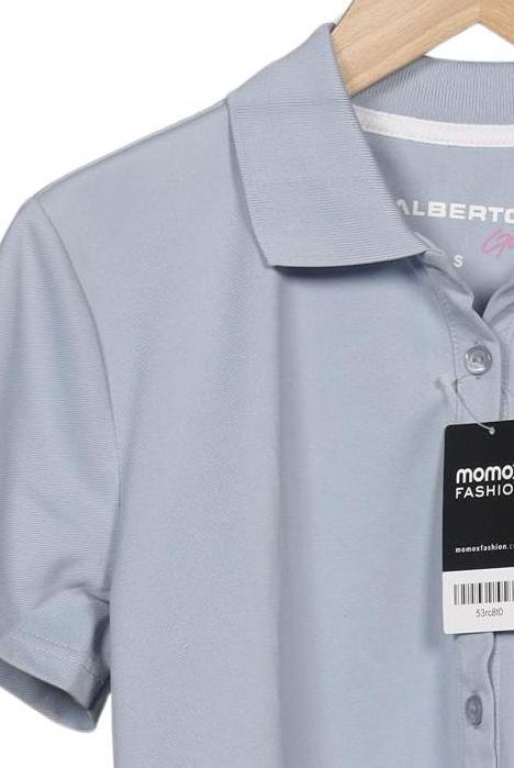 Alberto Women's Polo Shirt Light Blue Size S 3