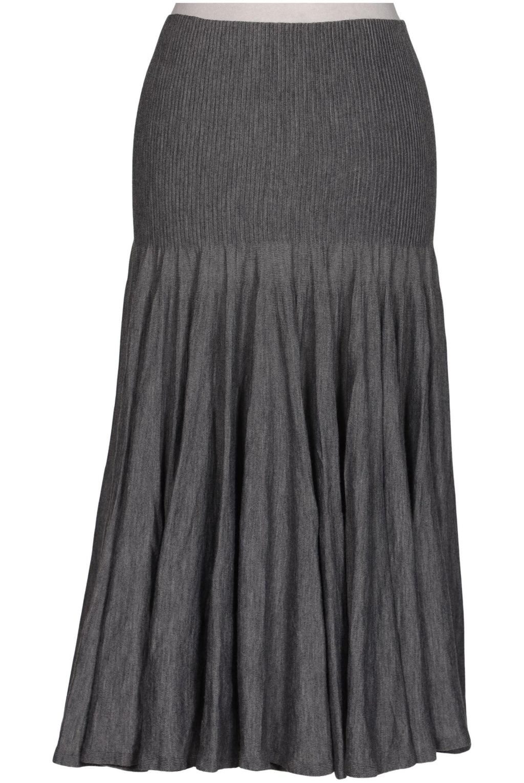 Alexander McQueen Skirt Gray W26 Wool 4