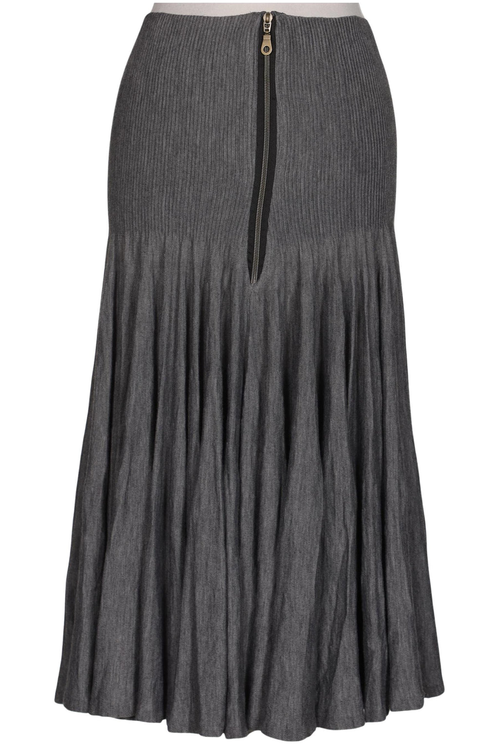 Alexander McQueen Skirt Gray W26 Wool 5