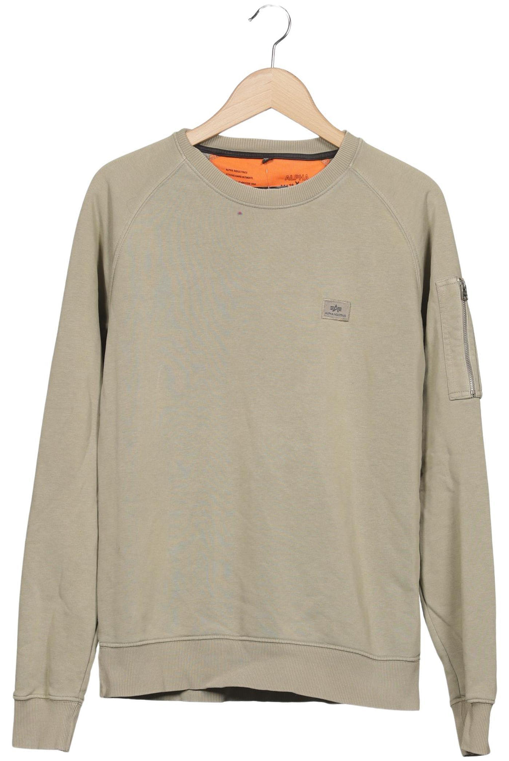 Alpha Industries Men Sweater Beige M 3