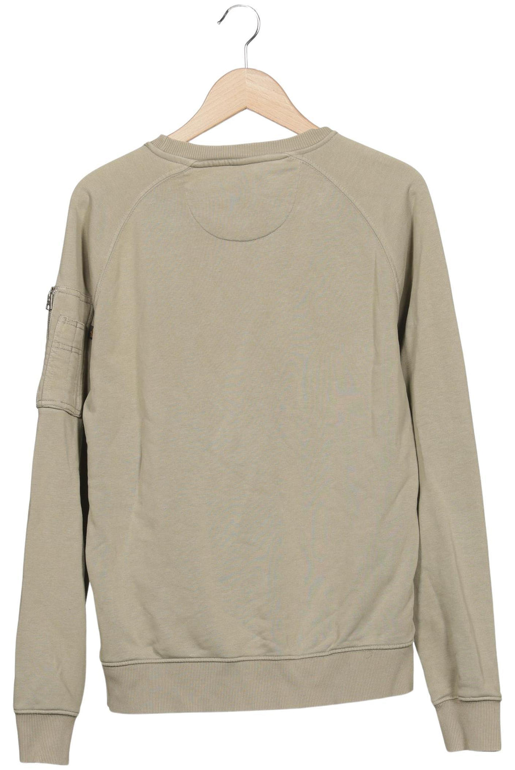 Alpha Industries Men Sweater Beige M 4