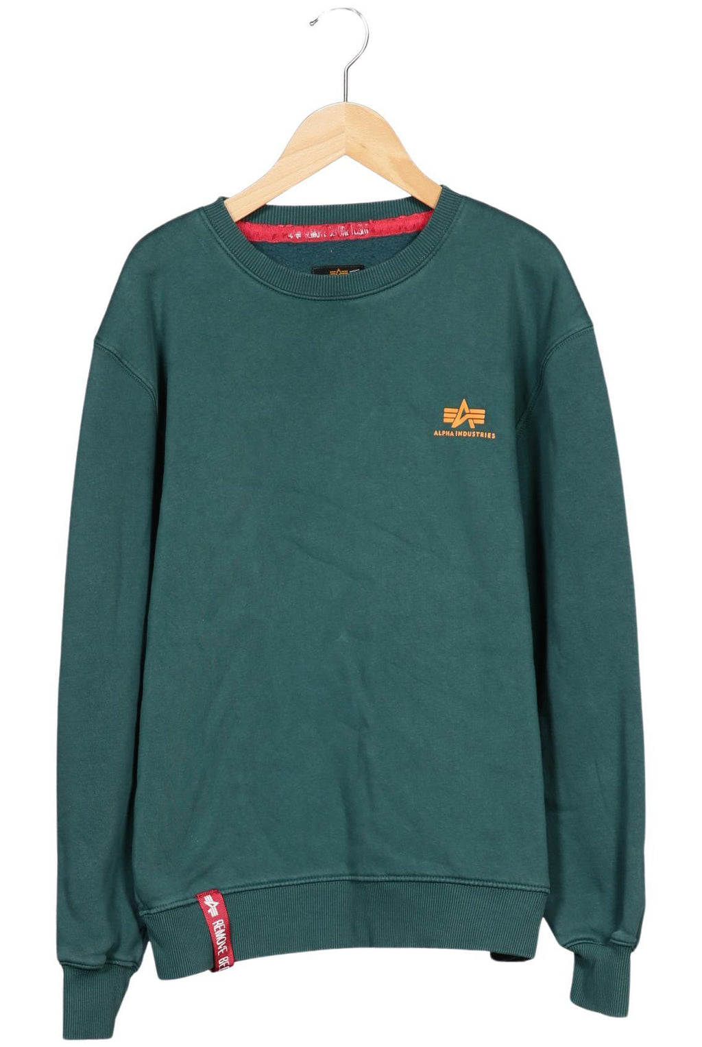 Alpha Industries Men's Sweater Green M 4
