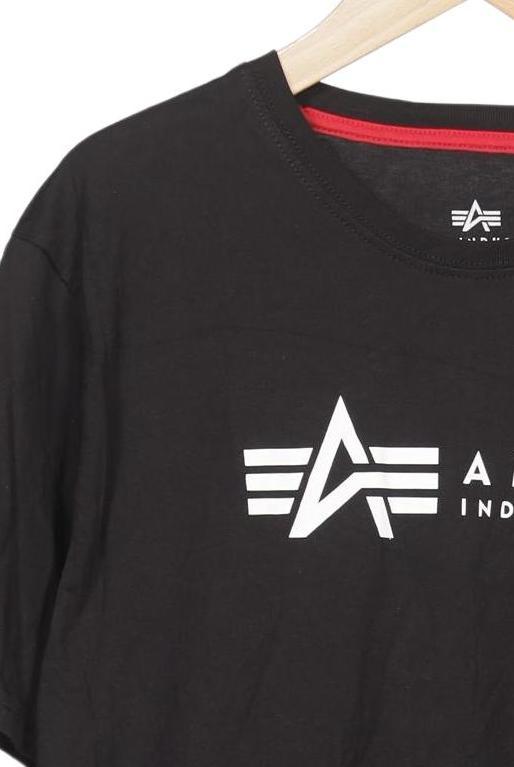 T-shirt homme Alpha Industries Noir Taille L 5