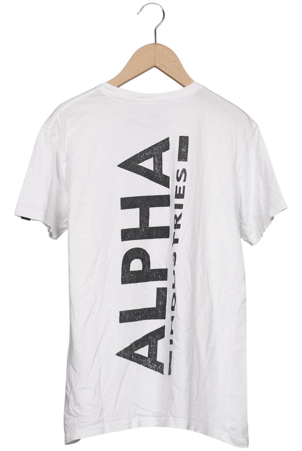 Alpha Industries Men T-Shirt White Size S 6