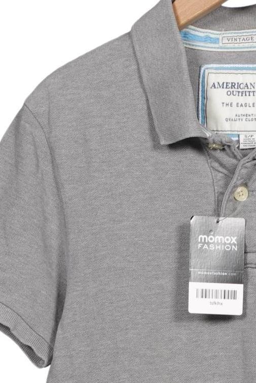 American Eagle Outfitters Polo Shirt Gray Size S Cotton 4