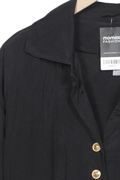 Apart Women Coat Black 40 Silk 6