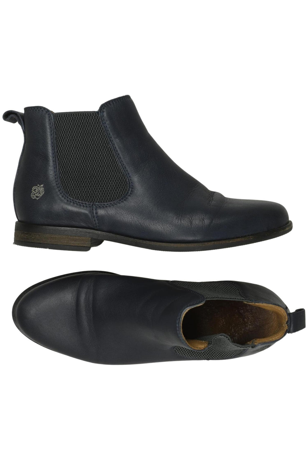 Apple of Eden Women Ankle Boot Navy Blue EU 37 Leather 3
