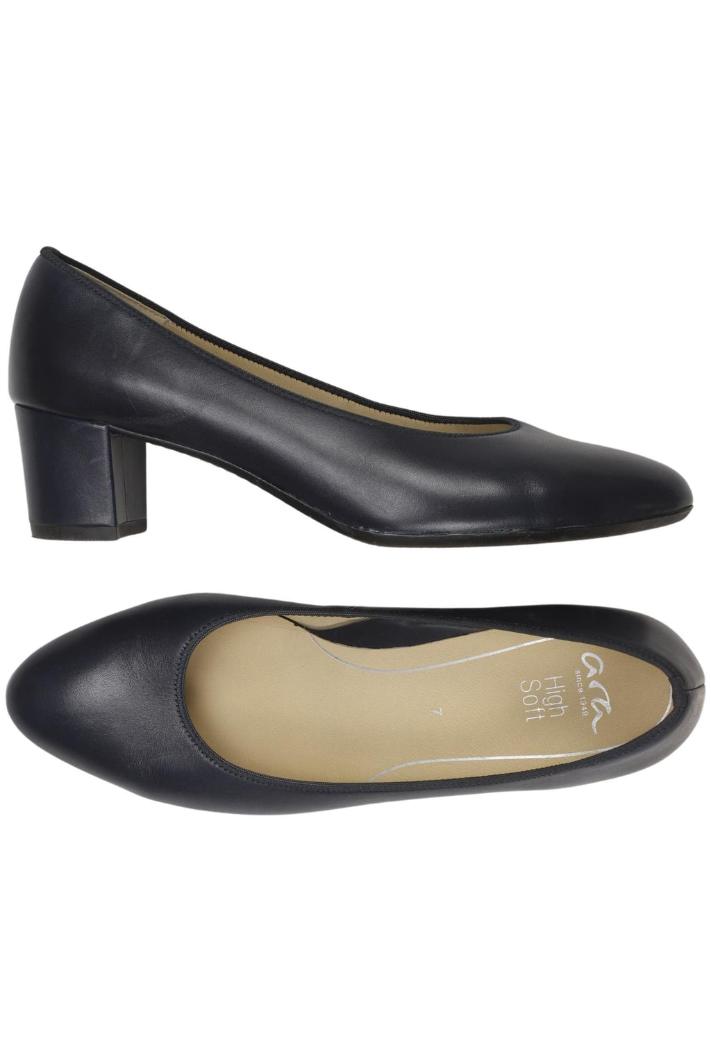 Ara Women's Pumps Navy Leather EU 40.5 3