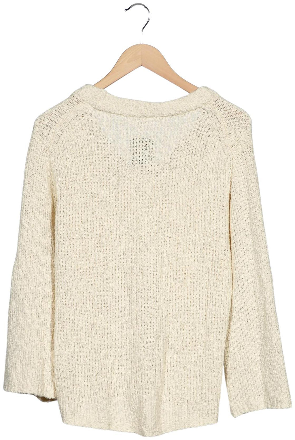Arket Damen Pullover Cremeweiß Gr. XS 6