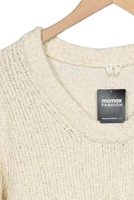 Arket Damen Pullover Cremeweiß Gr. XS 7
