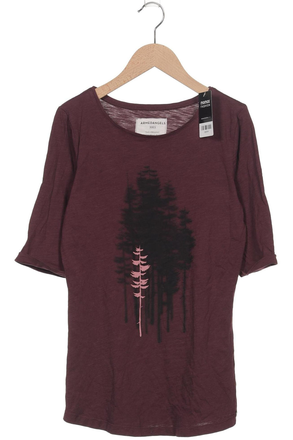 Armedangels Women Long Sleeve Shirt Bordeaux S 3