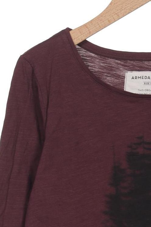 Armedangels Women Long Sleeve Shirt Bordeaux S 4
