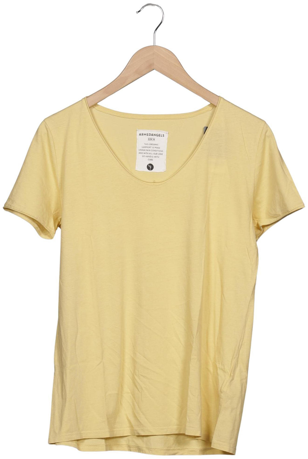 Armedangels T-Shirt Yellow M Cotton 4