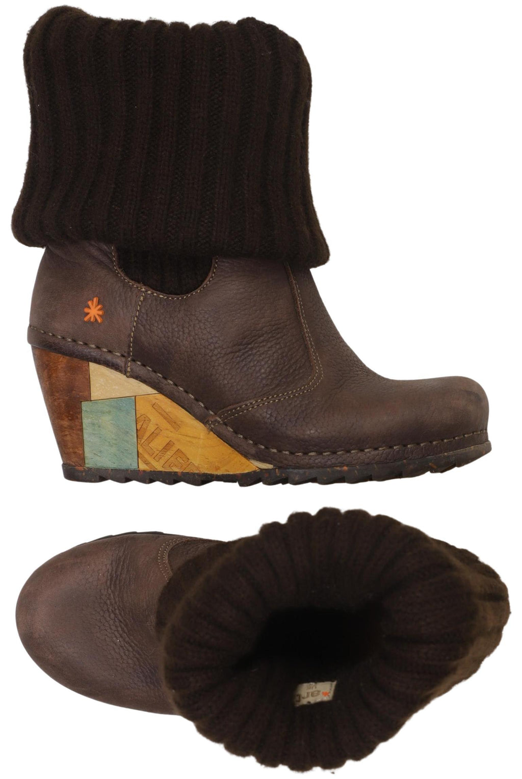 Art Women's Ankle Boot Brown EU 36 Leather 2