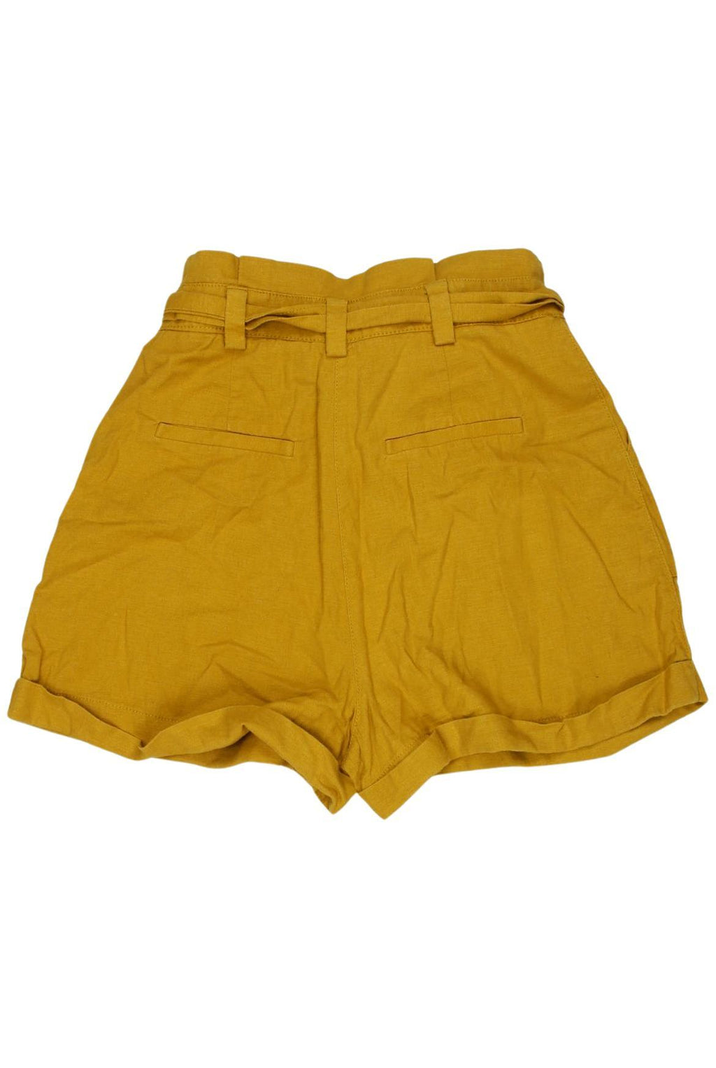 ASOS Women Shorts Yellow EU 36 Linen 5