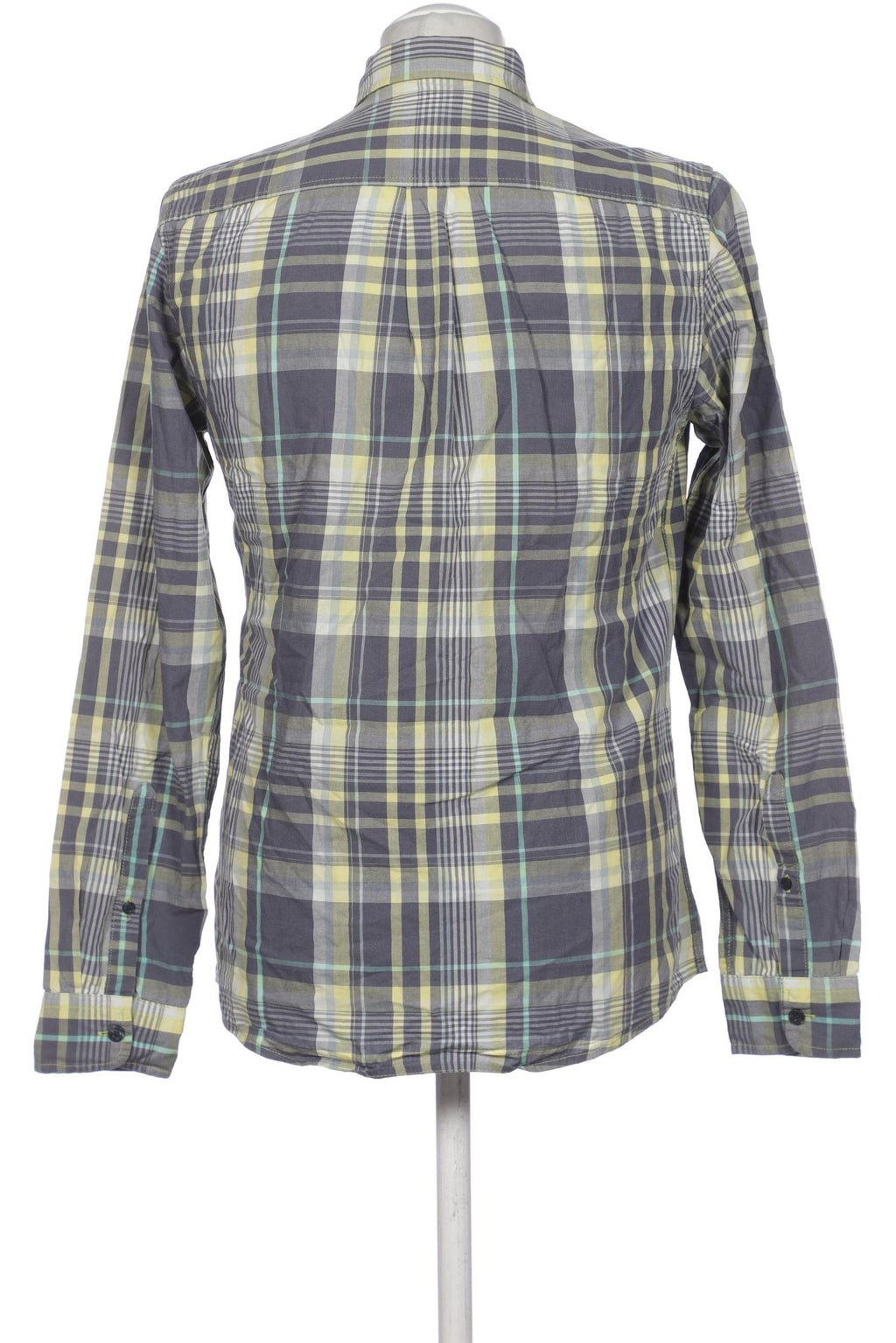 ASOS Men Shirt Navy Blue Size S Cotton 5