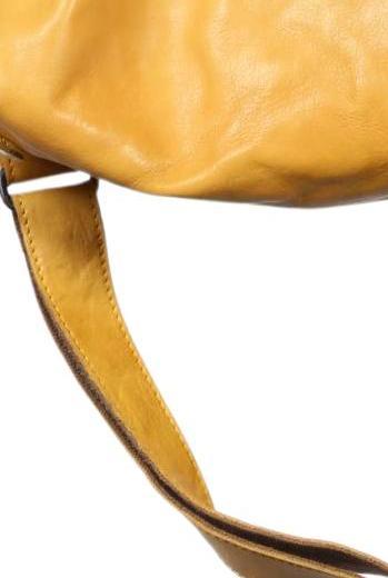 Aunts & Uncles Handbag Yellow Leather 4