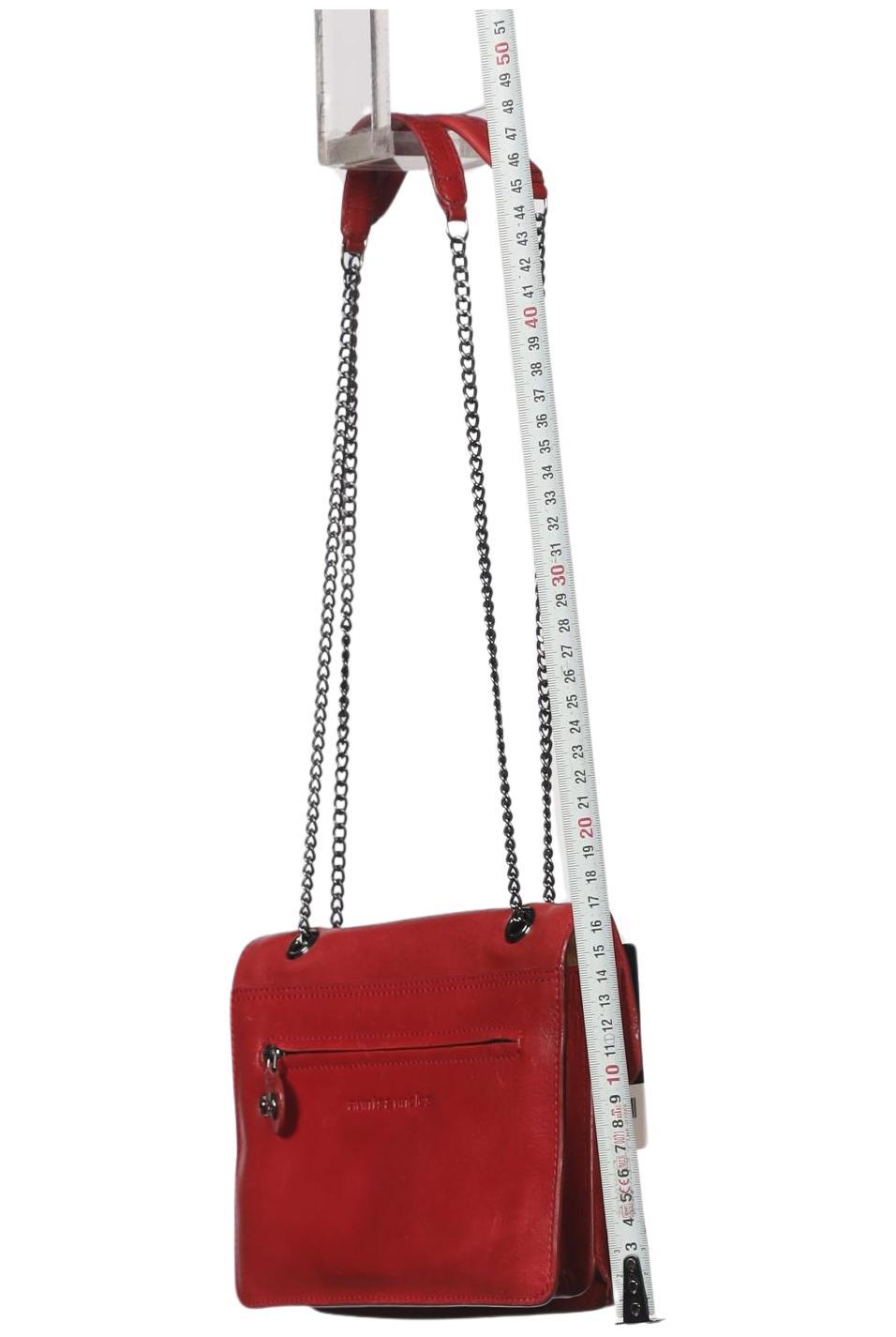 Aunts & Uncles Small Leather Handbag Red 3