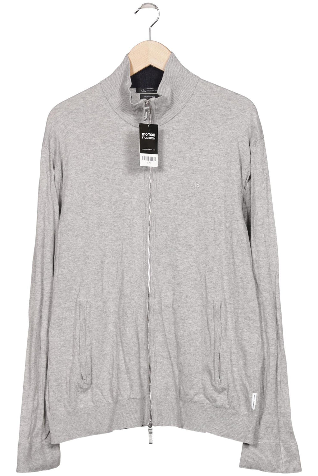 AX Armani Exchange Men's Cardigan Gray Medium 2