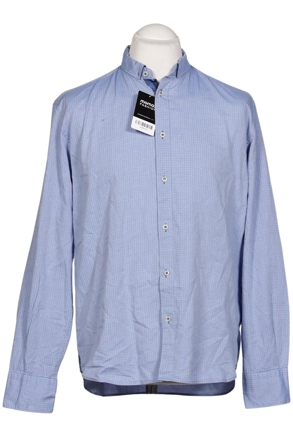 Balmain Men Shirt Light Blue 41 Cotton 2