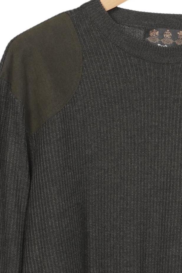 Barbour Men's Sweater Gray XXL Virgin Wool 4