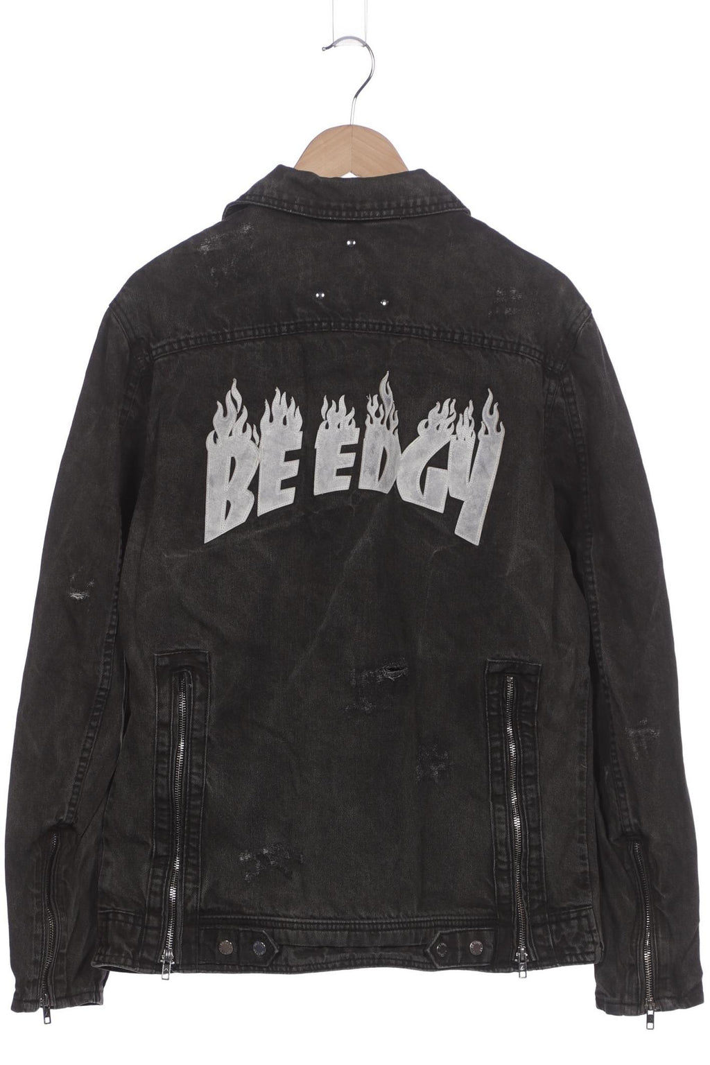 Be Edgy Men Jacket Black Size L Cotton 5