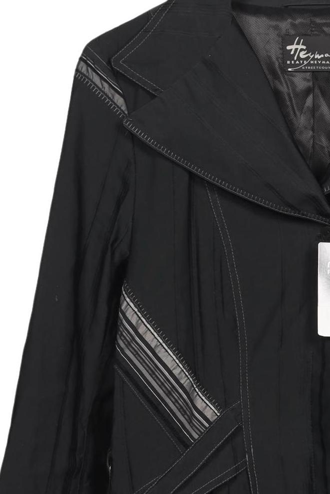 Beate Heymann Women Coat Black EU 36 4