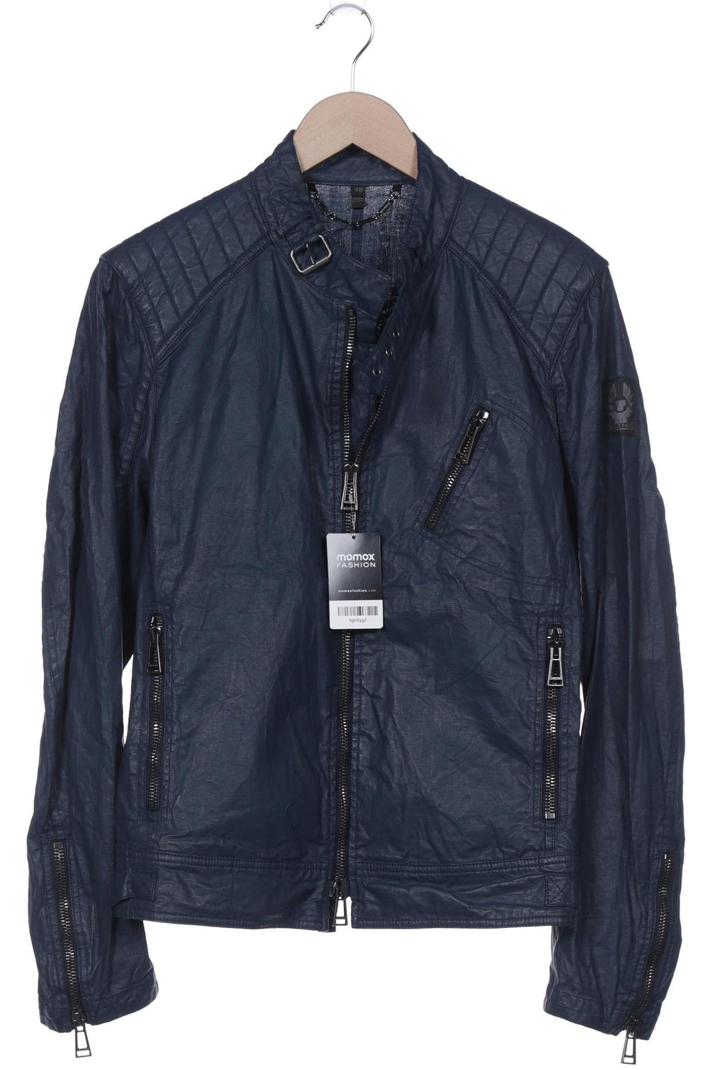 Belstaff Men Jacket Navy 48 Linen 4