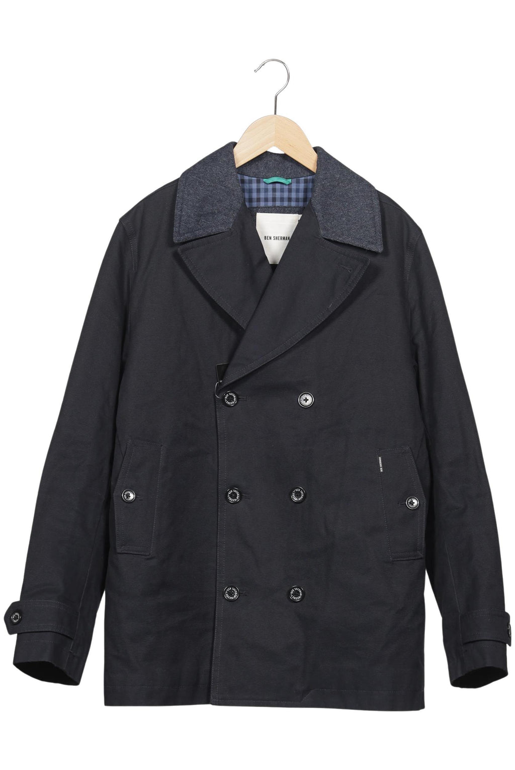 Ben Sherman Herren Jacke, Marineblau, Gr. L 3