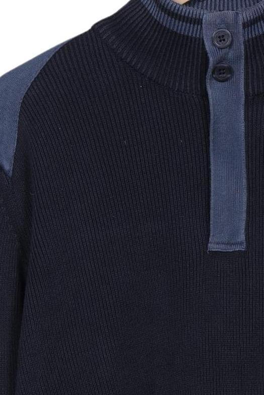 Ben Sherman Herren Pullover Marineblau Gr. M Baumwolle 10