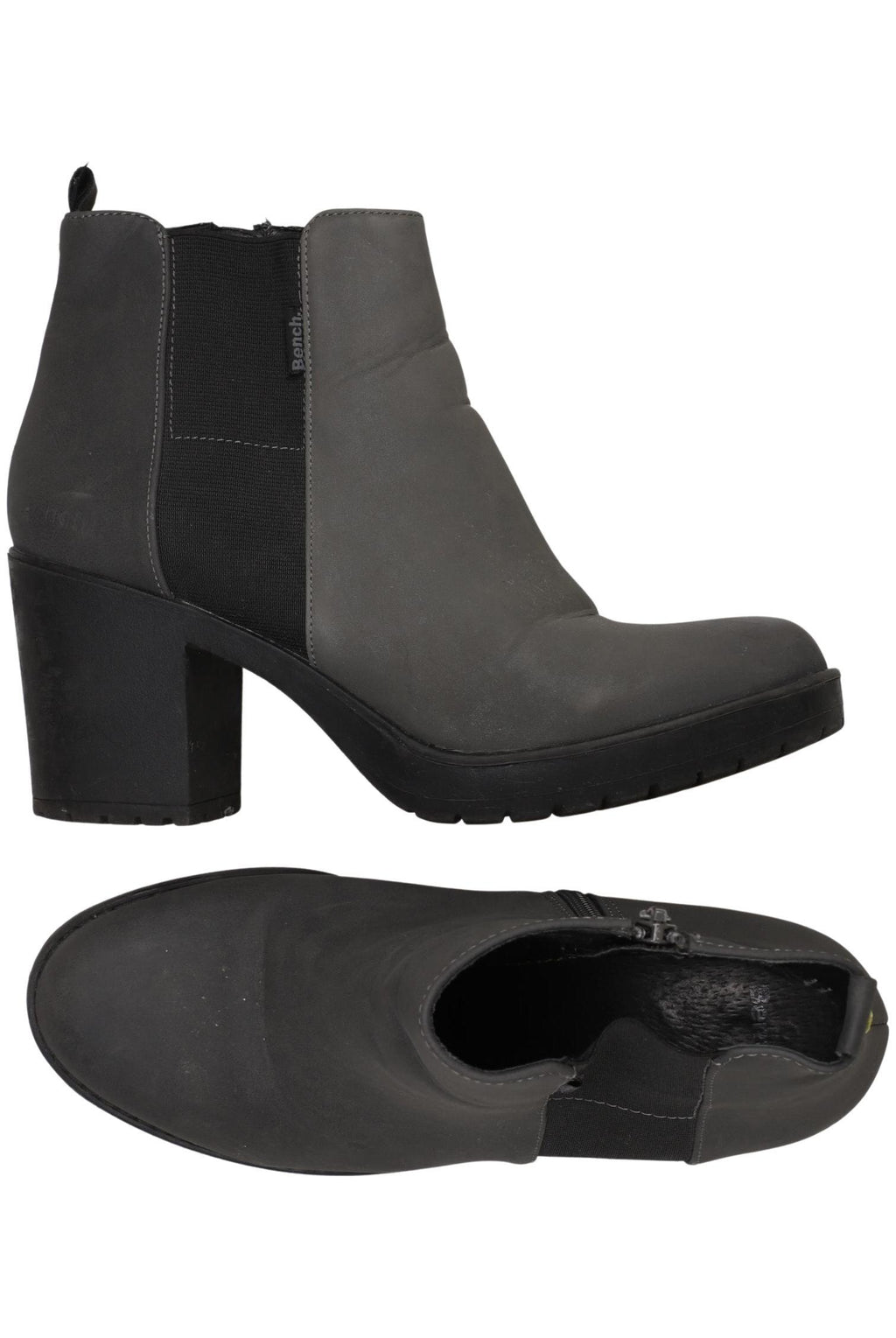 Bench Women Ankle Boots Gray EU 40 Synthetic Leather 2