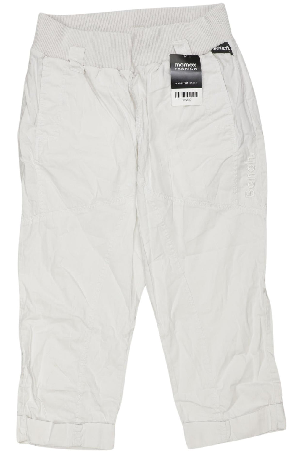 Bench. Women's Trousers Cream White EU 36 Cotton 2