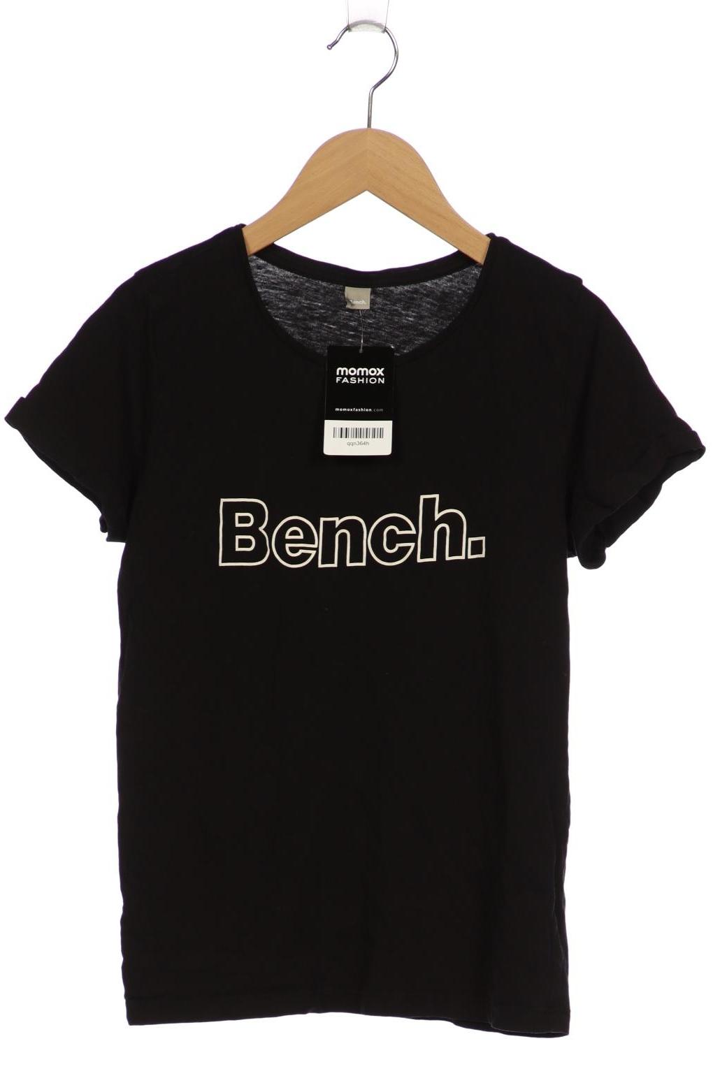 Bench. Women's T-Shirt Black EU 32 Cotton 7