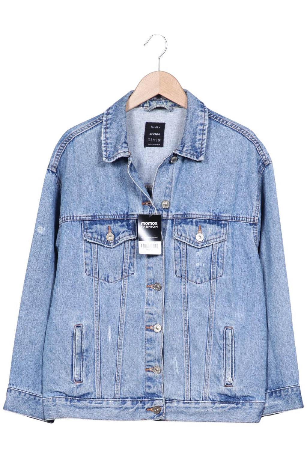 Bershka Women's Jacket Light Blue S 5