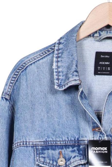 Bershka Women's Jacket Light Blue S 7