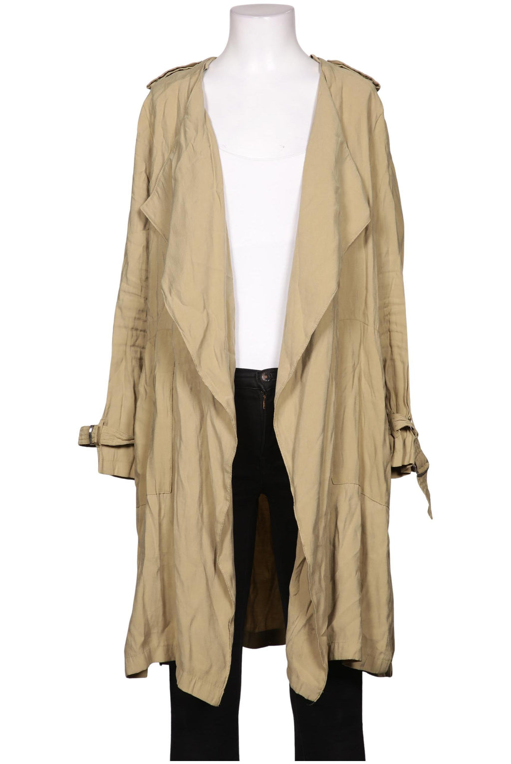 Bershka Women Coat Beige M 3