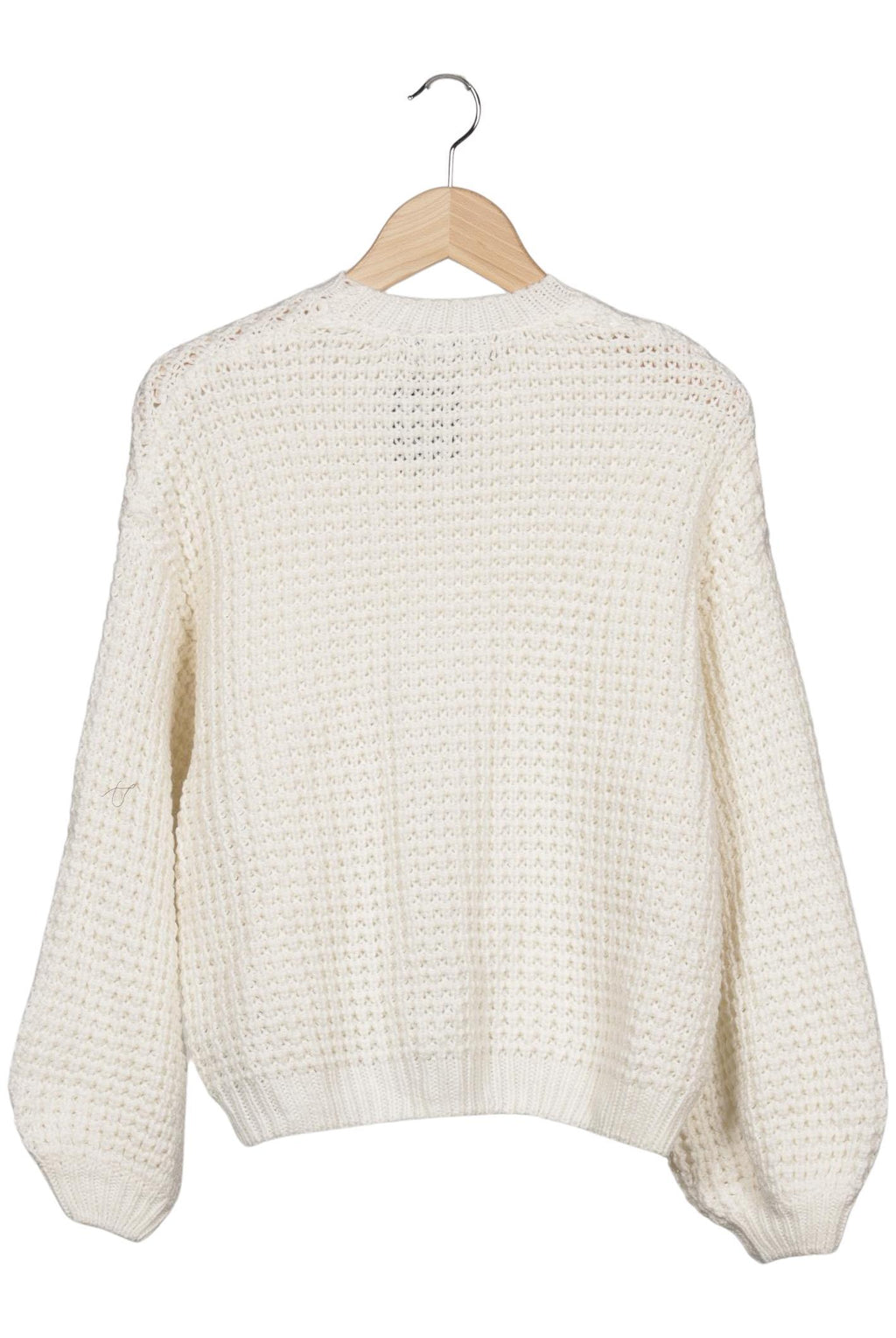 Bershka Pull Femme Blanc Crème Taille XS Synthétique 3