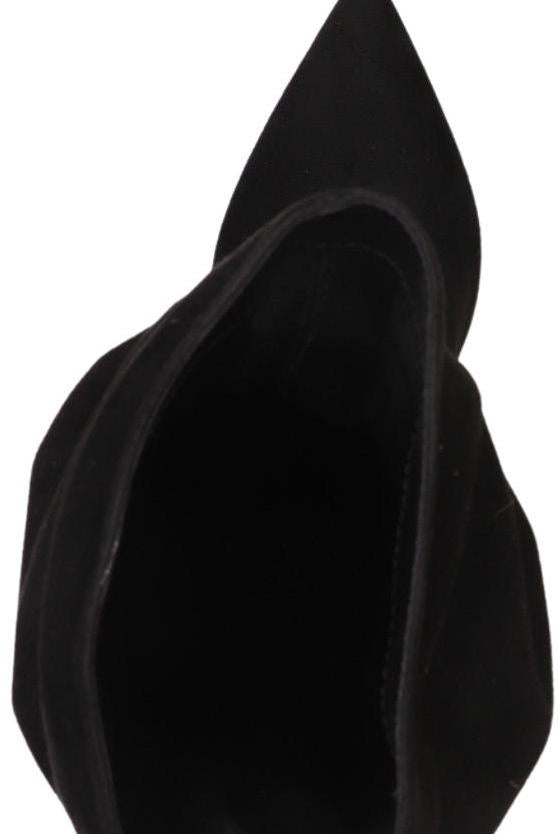 Bershka Damen Stiefel Schwarz EU 35 3