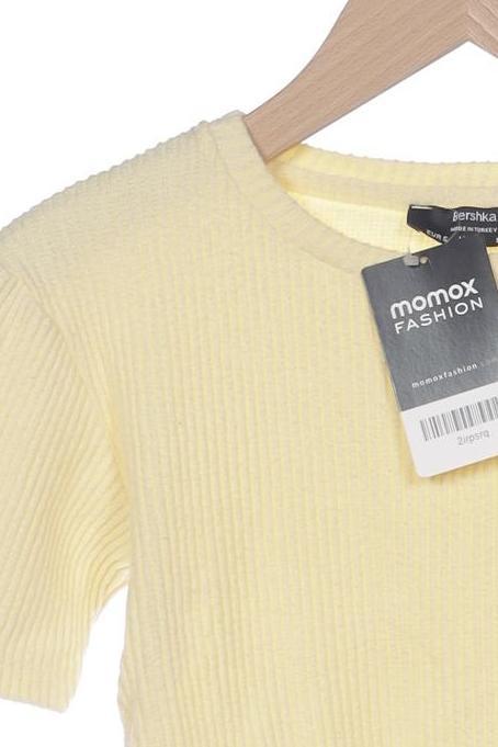 Bershka T-Shirt Yellow S 4