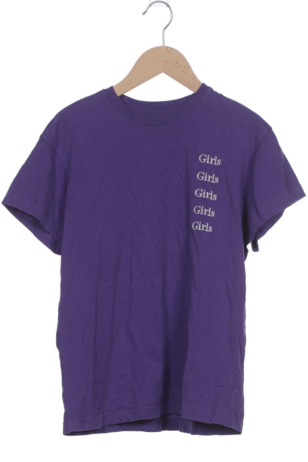 Bershka T-Shirt Purple XS Cotton 3