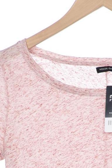Bershka Damen T-Shirt Pink M 10